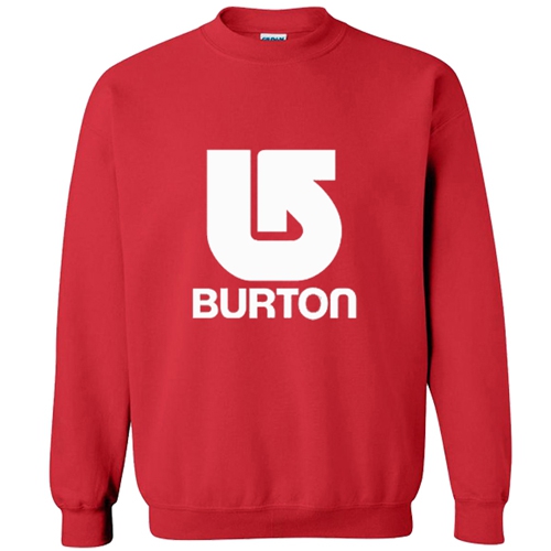 SUDADERA BURTON - ROUGE / BLANC - Cliquez sur l'image pour la fermer